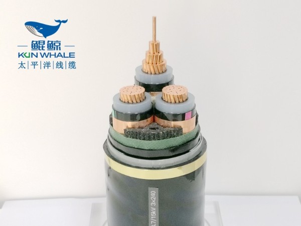 鄭州電纜廠(chǎng)供yjv22-8.7/15kV-3x240高壓電纜